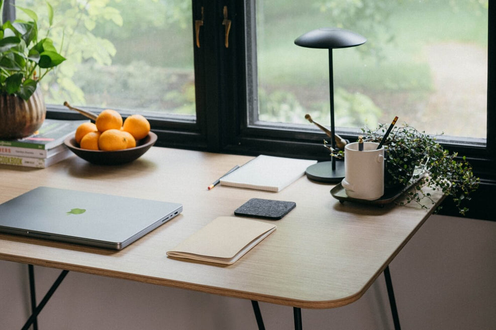 Market Wire Frame Desk in lifestyle shot
